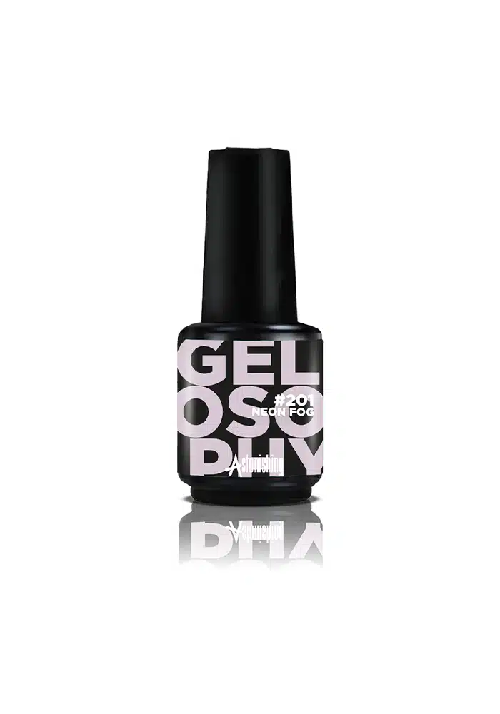 Astonishing Gelosophy #201 Neon Fog 15ml gel nagellak in een opvallende neontint