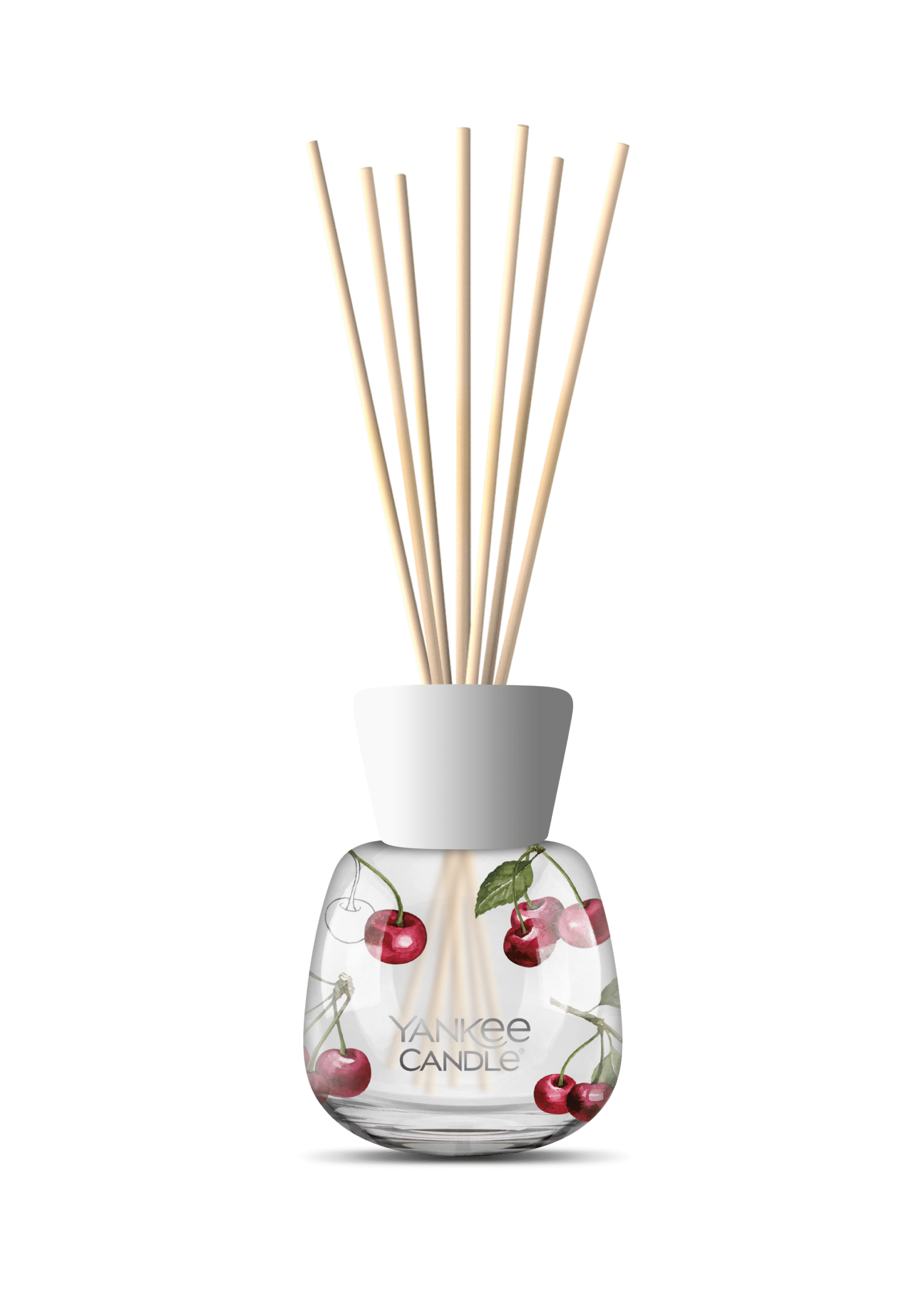 YC Black Cherry Signature Reed Diffuser 100ml geurstokjes met warme zoete kersengeur voor thuis