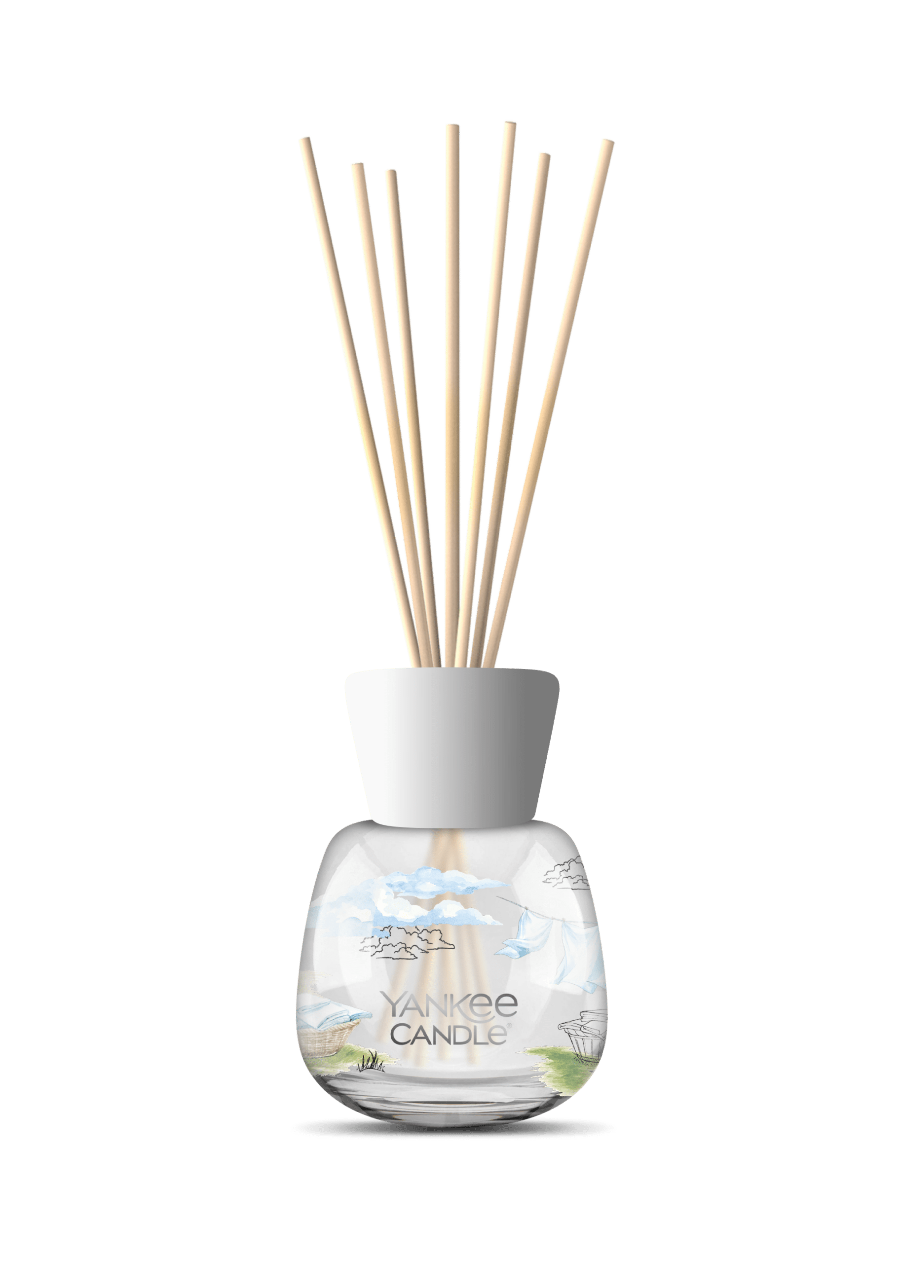 YC Clean Cotton Signature Reed Diffuser 100ml geurstokjes met frisse katoengeur voor in huis
