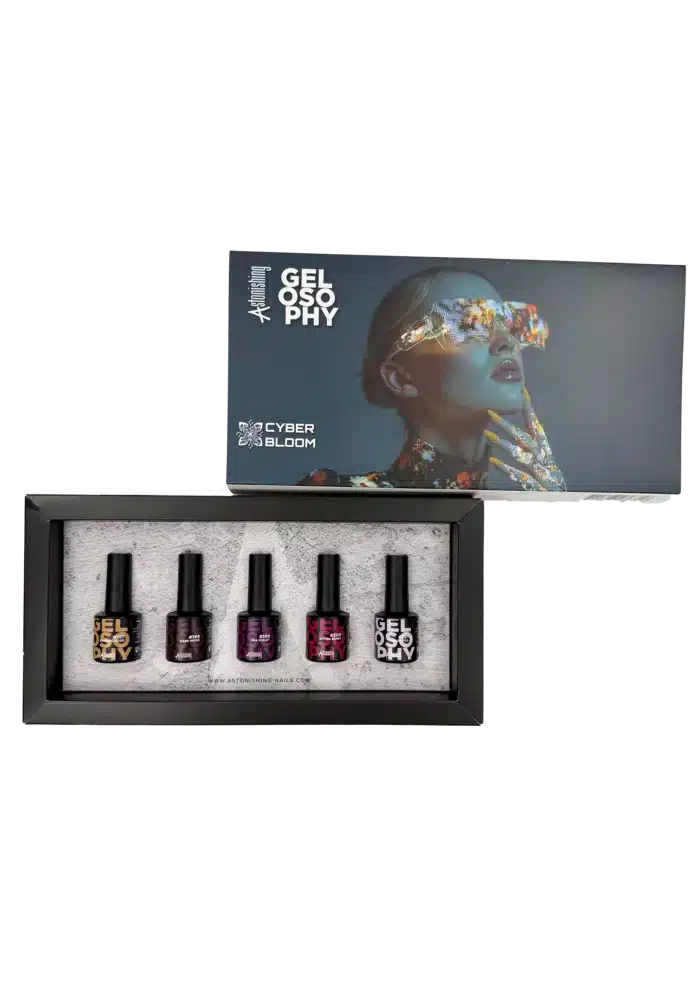 Astonishing Gelosophy Cyber Bloom Collection kit met 5 gellakken van 7 ml elk
