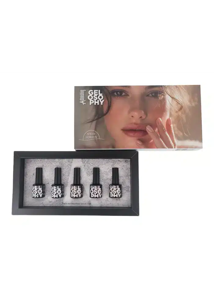 Astonishing Gelosophy Sheer Horizon Collection kit met 5 gellakken voor zachte looks