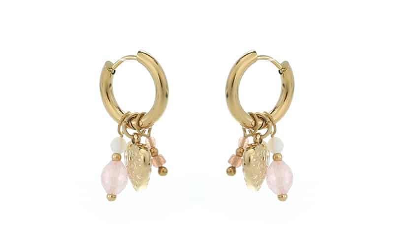 Golden oorbellen Blair, sierlijke goudkleurige oorbellen voor een elegante en stijlvolle look