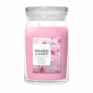Nieuwe Yankee Candle Enchanting Cherry Blossoms large jar geurkaars met een lentefrisse bloesemgeur